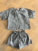 Grijs tweedelig set Zara maat 116, Kinderen en Baby's, Kinderkleding | Maat 116, Ophalen of Verzenden, Zo goed als nieuw, Meisje