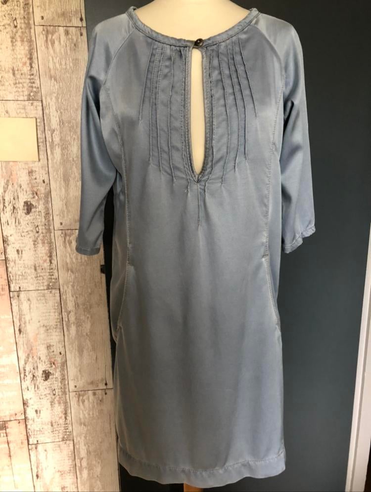 Blauwe jurk, merk Denim Atelier, maat S. Nieuw!!, Ophalen of Verzenden, Nieuw, Maat 36 (S), Blauw