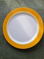 Mepal Borden - 4 stuks - Wit/Geel, Ophalen of Verzenden, Gebruikt
