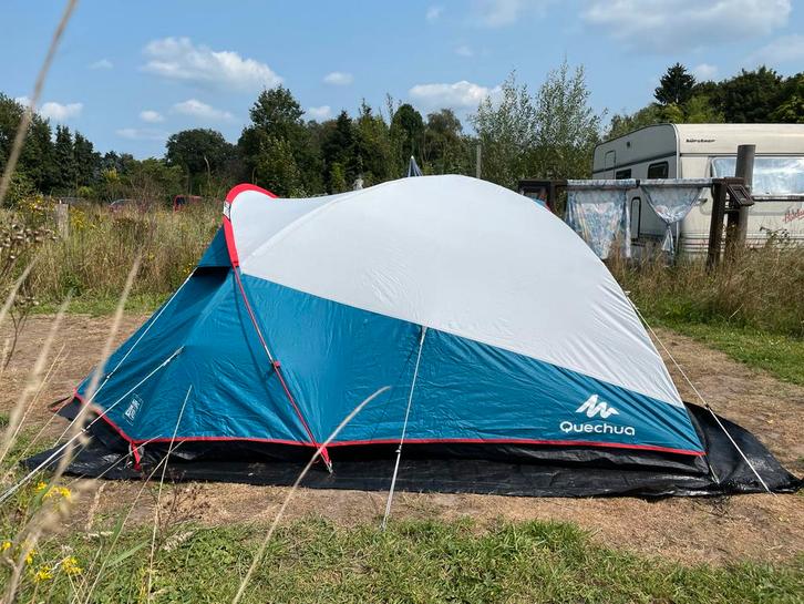 Quechua Fresh & Black XL 2 persoons tent - Zo goed als nieuw, Caravans en Kamperen, Tenten, tot en met 3, Gebruikt, Ophalen
