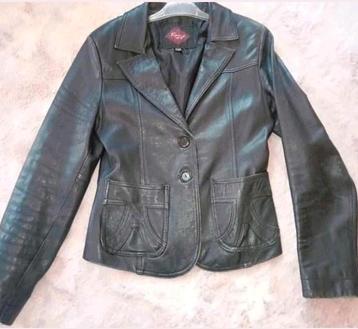 Kort 100% Lams Leder dames jas izgst mt M/L beschikbaar voor biedingen