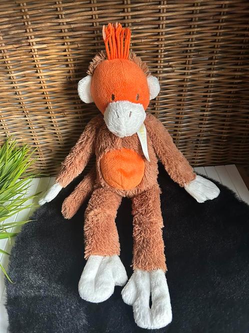 Blokker knuffel aap aapje knuffeltje knuffels happy horse, Kinderen en Baby's, Speelgoed | Knuffels en Pluche, Zo goed als nieuw