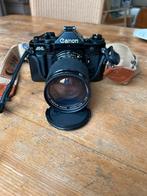 Canon A-1 met Lens & Flitser, Audio, Tv en Foto, Fotocamera's Analoog, Ophalen of Verzenden, Gebruikt, Spiegelreflex, Canon