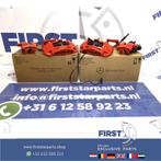 W205 C43 AMG Line Remklauwen rood Mercedes C Klasse rem set, Ophalen of Verzenden, Gebruikt, Mercedes-Benz
