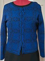 Mooi vest van Bloomings in maat L. Zwart met kobaltblauw., Kleding | Dames, Zwart, Maat 42/44 (L), Ophalen of Verzenden, Zo goed als nieuw