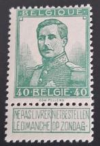 België 1912 - OBP 114 - Koning Albert I, Postzegels en Munten, Postzegels | Europa | België, Ophalen of Verzenden, Postfris, Postfris