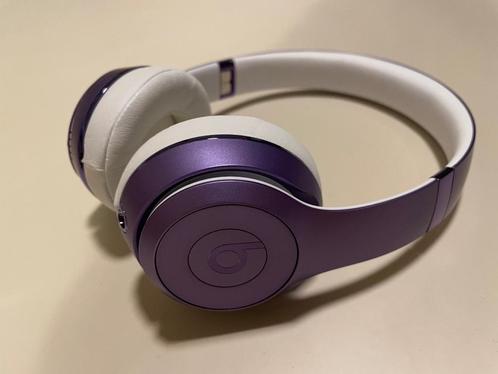 Limited edition Beats Solo3 koptelefoon glimmend paars, Audio, Tv en Foto, Koptelefoons, Gebruikt, Op oor (supra aural), Beats
