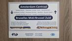 Koerbord van IC Brussel naar EuroCity (Direct) 2024, Ophalen of Verzenden, Nieuw, Trein, Overige typen