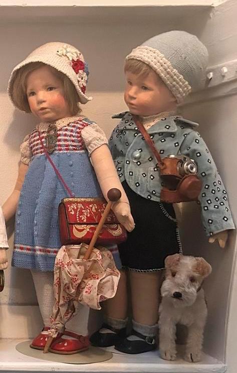 Käthe Kruse popppen, Deutsches Kind, Vlll, zonder kleding!, Antiek en Kunst, Antiek | Speelgoed, Ophalen of Verzenden