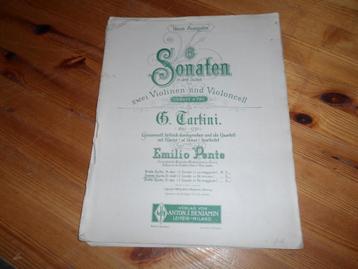 Tartini - sonaten beschikbaar voor biedingen