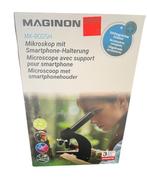Microscoop met smartphone houder in doos, Verzenden, Gebruikt, Minder dan 400x, Biologische microscoop