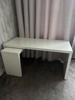 Ikea MALM Bureau met Uitschuifblad, Huis en Inrichting, Ophalen of Verzenden, Gebruikt, Bureau