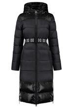 NIKKIE jas lang maat 36 in zwart, Kleding | Dames, Jassen | Winter, Zwart, Ophalen of Verzenden, Zo goed als nieuw, Nikkie