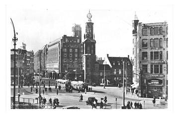976744 Amsterdam Muntplein NH Nette oude kaart Onbeschreven beschikbaar voor biedingen