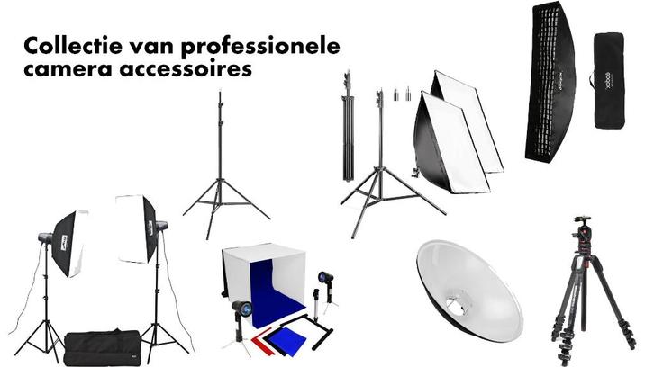 Camera accessoires voor fotostudio (lampen, statieven, etc.), Audio, Tv en Foto, Fotografie | Fotostudio en Toebehoren, Gebruikt