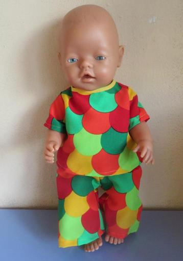 Poppenkleertjes poppenkleding Baby pop 40-43c carnavalsset 1 beschikbaar voor biedingen