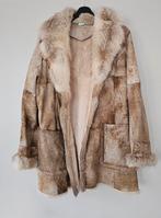 Jas met konijnenbont | bont | leer | maat 44, Mody Mary, Ophalen of Verzenden, Gedragen, Maat 42/44 (L)