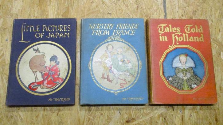 1555 // My travelship - 3 delen - 1926, Antiek en Kunst, Antiek | Boeken en Bijbels, Ophalen of Verzenden