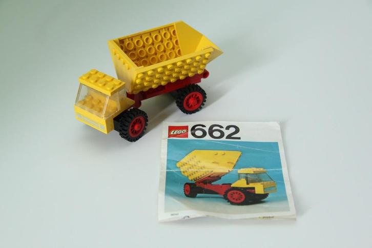 Lego uit de 70-er jaren mini dumptruck set nr. 662, Kinderen en Baby's, Speelgoed | Duplo en Lego, Zo goed als nieuw, Lego, Complete set