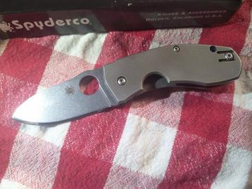 Spyderco Techno 1 Marcin Slysz CTS-XHP - zo goed als nieuw  beschikbaar voor biedingen