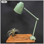 Twee armige werkplaatslamp met tafelklem - nieuw snoer, Gebruikt, 50 tot 75 cm, Ophalen of Verzenden, Nb