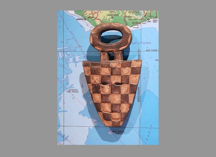 Klein Nafana Senoufo Bedu-plankmasker (170701-02), Antiek en Kunst, Kunst | Niet-Westerse kunst, Ophalen of Verzenden