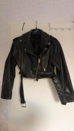 Leren jasje donker groen, Ophalen of Verzenden, Zo goed als nieuw, Groen