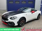 Abarth 124 Spider 1.4 170 PK l Navi l Keyles l Record Monza, Auto's, Gebruikt, Zwart, 4 cilinders, Cabriolet
