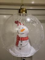 Mega Grote Kerstbal Met een Sneeuwpop erin 60 Cm, Ophalen of Verzenden, Nieuw