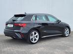 Audi A3 Sportback 35 TFSI line Automaat / Panoramadak / SONO, Auto's, 4 cilinders, 150 pk, Zwart, Bedrijf