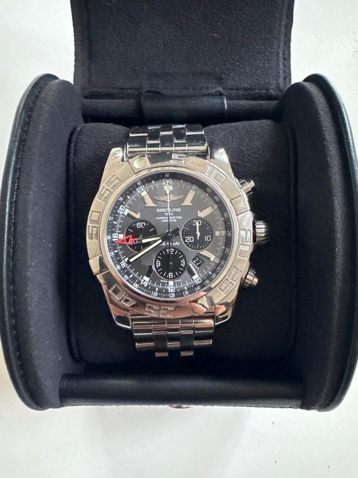 Breitling Chronomat GMT (2014) - Nieuwstaat!, Sieraden, Tassen en Uiterlijk, Horloges | Heren, Zo goed als nieuw, Polshorloge