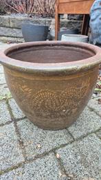 Diverse aardewerk bloempotten, Tuin en Terras, Bloempotten, Ophalen, Gebruikt, Rond, Minder dan 40 cm