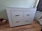 Witte commode, Ophalen, Gebruikt, 50 tot 70 cm, 100 cm of meer