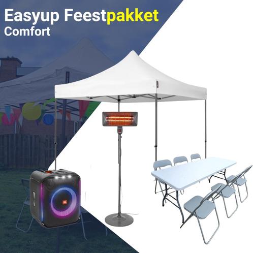 Feestpakket TE HUUR! (8 pers.), Hobby en Vrije tijd, Feestartikelen | Verhuur, Nieuw, Overige, Ophalen