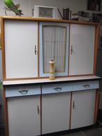 Vintage keukenkast,voor de liefhebbers van the 50’s., Huis en Inrichting, Kasten | Roldeurkasten en Archiefkasten, 25 tot 50 cm