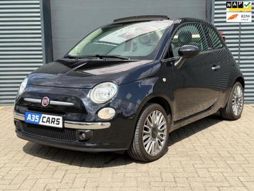 Fiat 500 1.2 Lounge |CABRIO|PARKEERSENSOREN|AIRCO|ELEKTRISCH beschikbaar voor biedingen
