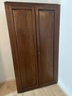 Mooie koloniale houten kledingkast: 2-delig, Antiek en Kunst, Ophalen