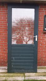 hardhouten buitendeur, Ophalen, Gebruikt, Buitendeur, 200 tot 215 cm