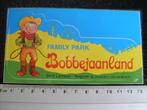 sticker family park Bobbejaanland lichtaart belgie, Verzenden, Zo goed als nieuw, Bedrijf of Vereniging