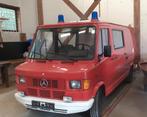 mercedes 310 CAMPER 1986 BELASTINGVRIJ brandweerbus BENZINE, Auto's, Oldtimers, Zwart, 2300 cc, Mercedes-Benz, Bedrijf