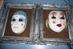 Diversen Venetiaanse maskers, Gebruikt, Ophalen of Verzenden