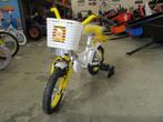 12" kinderfiets maya de bij, kleur wit met zijwieltjes, Ophalen of Verzenden, Nieuw, Minder dan 16 inch, Zijwieltjes