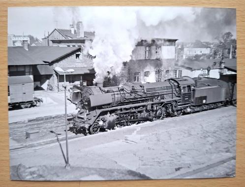 Foto stoomlocomotief Deutsche Reichsbahn 1965 DDR, Verzamelen, Spoorwegen en Tramwegen, Zo goed als nieuw, Trein, Kaart of Prent