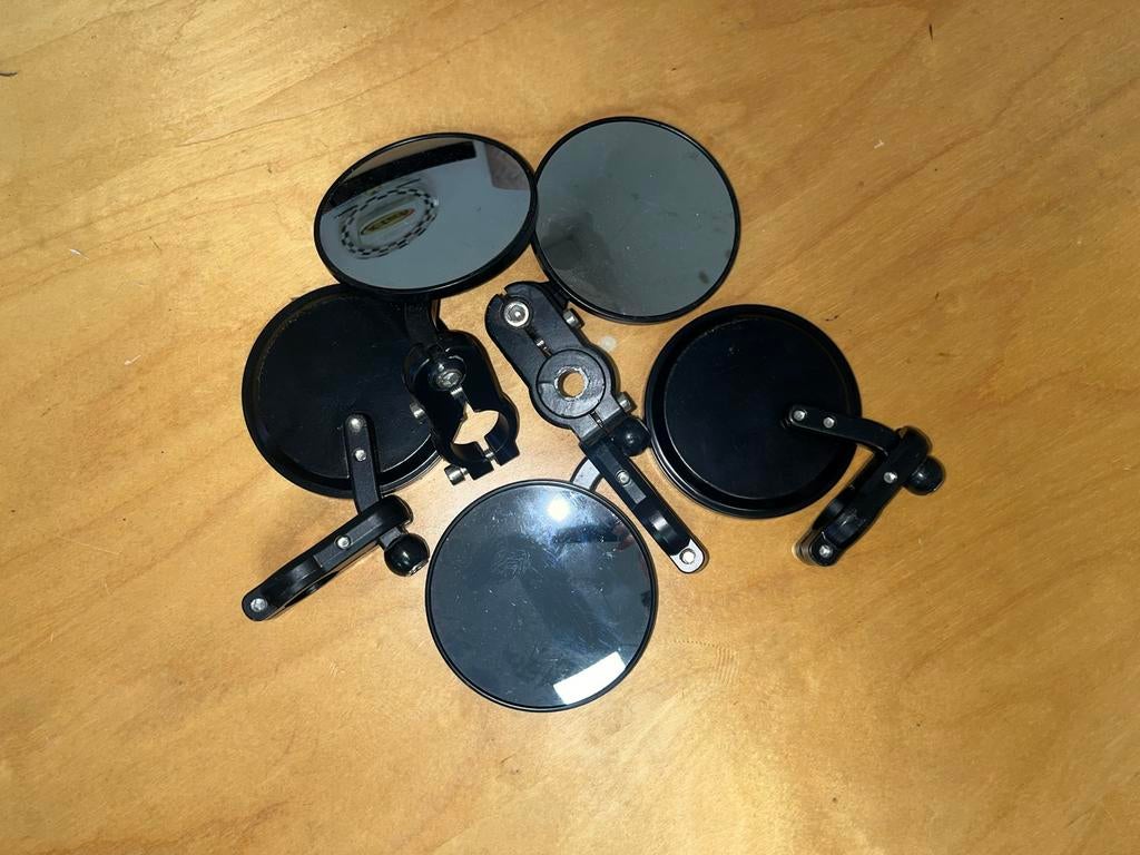 Universele stuur spiegels voor motor of brommer, Overige typen, Ophalen of Verzenden, Zo goed als nieuw, X