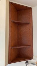 Houten hoekregaal 30x30x91, Met plank(en), Minder dan 50 cm, Ophalen of Verzenden, Zo goed als nieuw