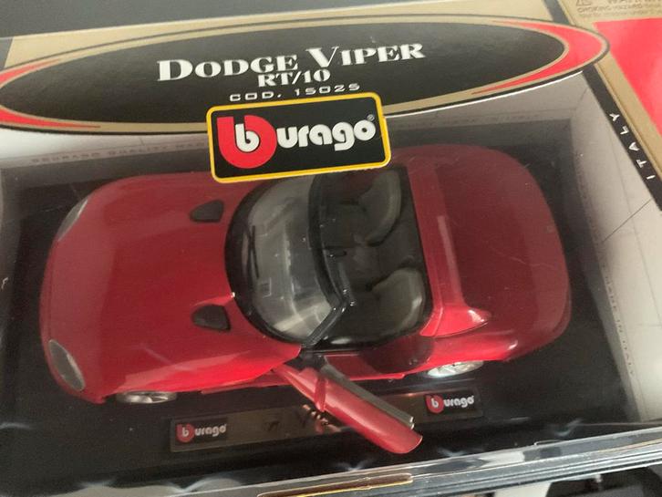 Bburago Dodge Viper RT/10 - Nieuw in doos!, Hobby en Vrije tijd, Modelauto's | 1:24, Nieuw, Auto, Bburago, Ophalen