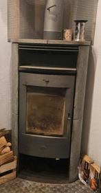 Houtgestookte Speksteenkachel, Huis en Inrichting, Ophalen, Houtkachel, Zo goed als nieuw, Vrijstaand