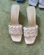 Hakken gevlochten beige - zomer slipper hakken, H&M, Beige, Nieuw, Sandalen of Muiltjes