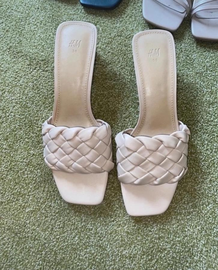 Hakken gevlochten beige - zomer slipper hakken, Kleding | Dames, Schoenen, Nieuw, Sandalen of Muiltjes, Beige, Ophalen of Verzenden