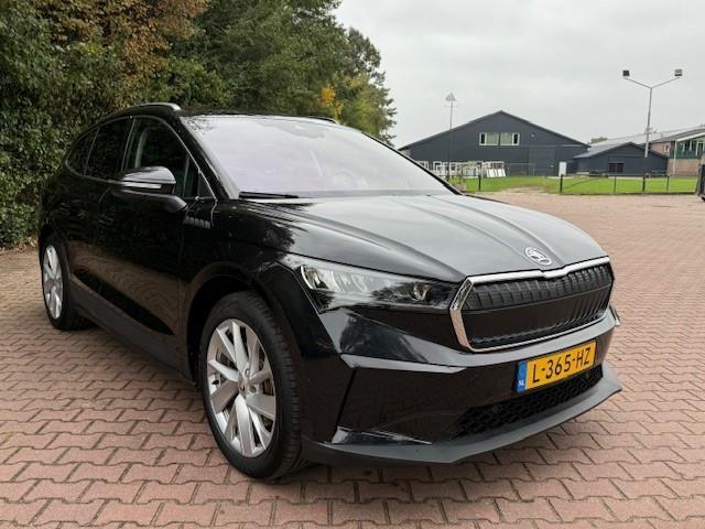 Skoda Enyaq iV 80 BEV 204PK 77KWH/THAAK/HLEER/LED/FABRIEKSGA, Auto's, Skoda, Bedrijf, Te koop, Enyaq, ABS, Achteruitrijcamera